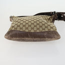 GUCCI GG Canvas Shoulder Bag 3 Set Beige Gold Auth 151485-14
