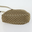 GUCCI GG Canvas Shoulder Bag 3 Set Beige Gold Auth 151485-22