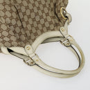 GUCCI GG Canvas Shoulder Bag 3 Set Beige Gold Auth 151485-5