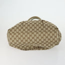 GUCCI GG Canvas Shoulder Bag 3 Set Beige Gold Auth 151485-7