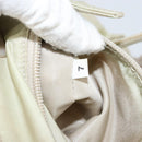 PRADA Hand Bag Nylon Beige Silver Auth 151486-11