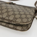 GUCCI GG Supreme Web Sherry Line Bag PVC Beige Red 904 02 043 Auth 151491-10