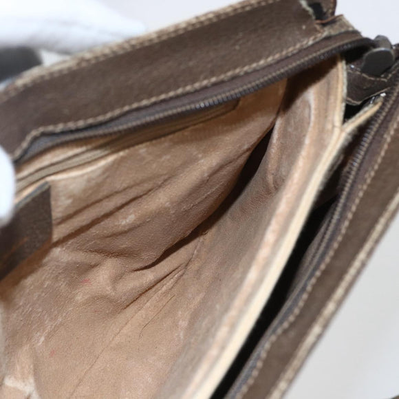 GUCCI GG Supreme Web Sherry Line Bag PVC Beige Red 904 02 043 Auth 151491