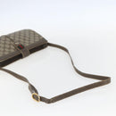 GUCCI GG Supreme Web Sherry Line Bag PVC Beige Red 904 02 043 Auth 151491-7