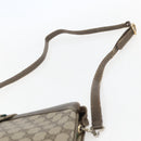 GUCCI GG Supreme Web Sherry Line Bag PVC Beige Red 904 02 043 Auth 151491-8