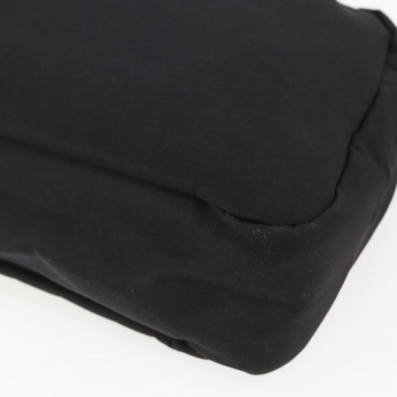 PRADA Sports Shoulder Bag Nylon Black Silver Auth 151492