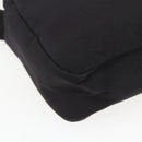 PRADA Sports Shoulder Bag Nylon Black Silver Auth 151492-16