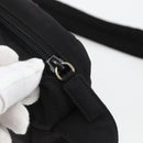 PRADA Sports Shoulder Bag Nylon Black Silver Auth 151492-10