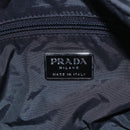 PRADA Sports Shoulder Bag Nylon Black Silver Auth 151492-18