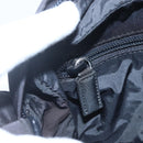 PRADA Sports Shoulder Bag Nylon Black Silver Auth 151492-19