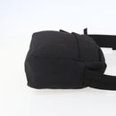 PRADA Sports Shoulder Bag Nylon Black Silver Auth 151492-4