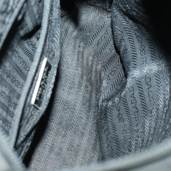 PRADA Hand Bag Nylon 3 Set Black Auth 151495