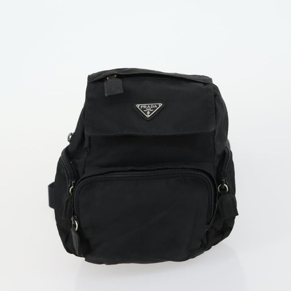PRADA Hand Bag Nylon 3 Set Black Auth 151495