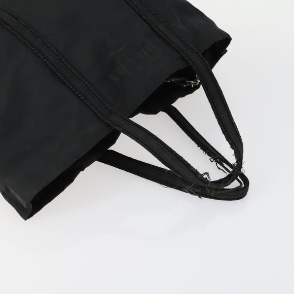 PRADA Hand Bag Nylon 3 Set Black Auth 151495