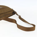 PRADA Shoulder Bag Nylon Brown Silver Auth 151496-7