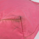 PRADA Tote Bag Nylon Pink Silver Auth 151499-14