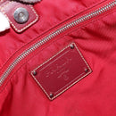 PRADA Tote Bag Nylon Pink Silver Auth 151499-18
