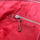 PRADA Tote Bag Nylon Pink Silver Auth 151499-21
