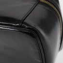 GUCCI Bamboo vanity Hand Bag Patent leather Black Gold 032 1705 0150 Auth 151500-13