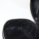 GUCCI Bamboo vanity Hand Bag Patent leather Black Gold 032 1705 0150 Auth 151500-19