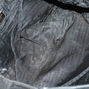 PRADA Hand Bag Nylon 2 Set Black Beige Auth 151501-10