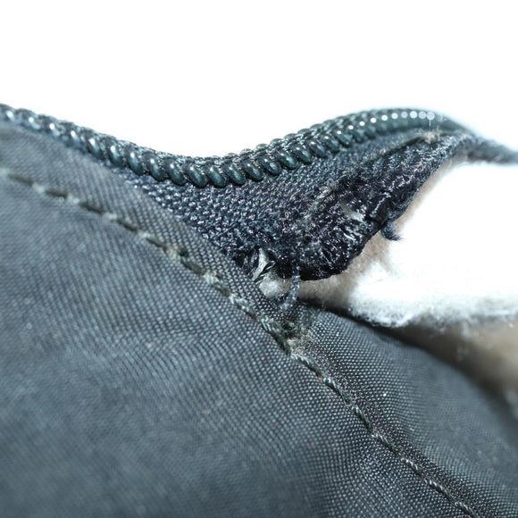 PRADA Hand Bag Nylon 2 Set Black Beige Auth 151501