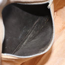 GUCCI GG Supreme Shoulder Bag PVC Beige Gold Auth 151504-21