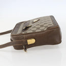 GUCCI GG Supreme Shoulder Bag PVC Beige Gold Auth 151504-4