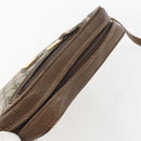 GUCCI GG Supreme Shoulder Bag PVC Beige Gold Auth 151504-6