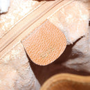 GUCCI Shoulder Bag Leather Brown Gold Auth 151505-16