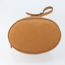 GUCCI Shoulder Bag Leather Brown Gold Auth 151505-9