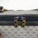 GUCCI Micro GG Supreme Hand Bag PVC Navy Gold 002 58 0033 Auth 151506-16