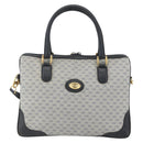 GUCCI Micro GG Supreme Hand Bag PVC Navy Gold 002 58 0033 Auth 151506-2