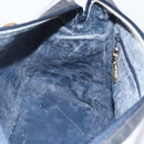 GUCCI Micro GG Supreme Hand Bag PVC Navy Gold 002 58 0033 Auth 151506-20