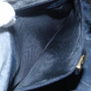 GUCCI Micro GG Supreme Hand Bag PVC Navy Gold 002 58 0033 Auth 151506-22