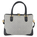 GUCCI Micro GG Supreme Hand Bag PVC Navy Gold 002 58 0033 Auth 151506-3