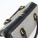 GUCCI Micro GG Supreme Hand Bag PVC Navy Gold 002 58 0033 Auth 151506-6