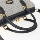 GUCCI Micro GG Supreme Hand Bag PVC Navy Gold 002 58 0033 Auth 151506-7