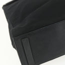 PRADA Tote Bag Nylon Black Silver Auth 151507-14