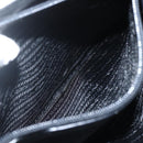 PRADA Tote Bag Nylon Black Silver Auth 151507-22