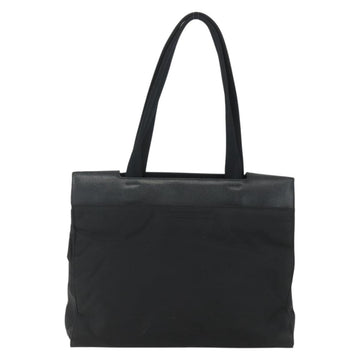 PRADA Tote Bag Nylon Black Silver Auth 151507 - 0