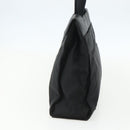 PRADA Tote Bag Nylon Black Silver Auth 151507-4