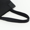 PRADA Tote Bag Nylon Black Silver Auth 151507-7