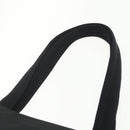 PRADA Tote Bag Nylon Black Silver Auth 151507-8