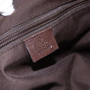 GUCCI GG Canvas Tote Bag Beige Silver 153213 Auth 151508-17