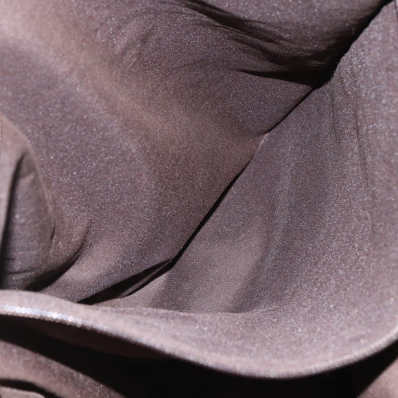 GUCCI GG Canvas Tote Bag Beige Silver 153213 Auth 151508