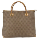 GUCCI Micro GG Supreme Tote Bag PVC Beige Gold 002 4868 39 Auth 151511-13