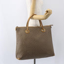 GUCCI Micro GG Supreme Tote Bag PVC Beige Gold 002 4868 39 Auth 151511-20