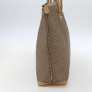GUCCI Micro GG Supreme Tote Bag PVC Beige Gold 002 4868 39 Auth 151511-3