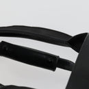 GUCCI Boston Bag Nylon 2way Black Silver Auth 151512-15